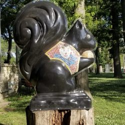 Marysville City Park - Black Squirrel Statue