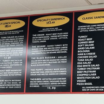 Upper Crust Bagel - Menu - Bagels Near Me - Northbrook, Illinois