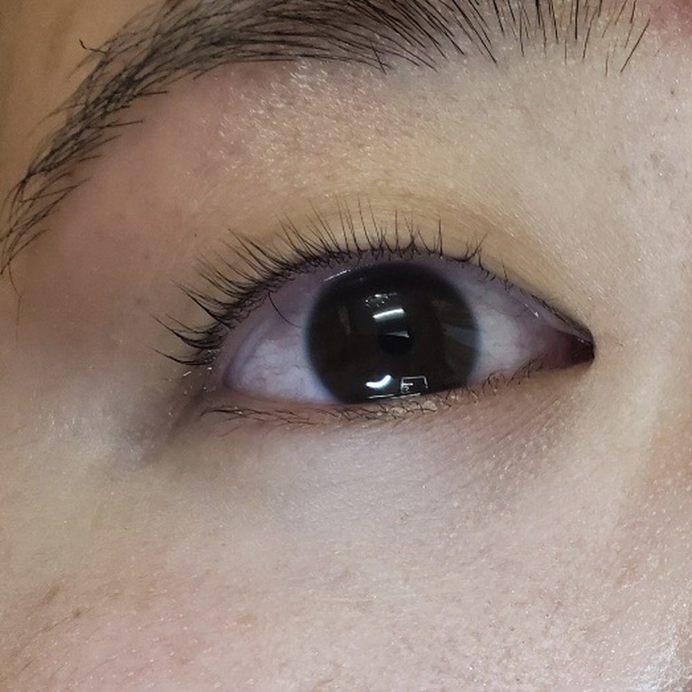 Thread Me Beauty Studio - After an eyelash lift and tint - Threading Services Near Me - Portland, Oregon