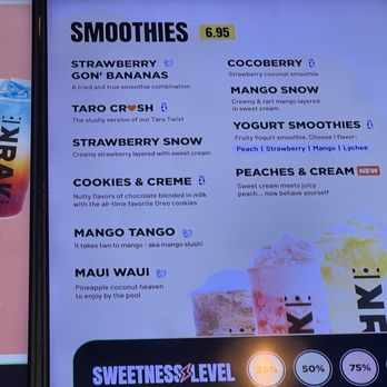 Krak Boba - Smoothie Menu - Bubble Tea Near Me - Santa Ana, California
