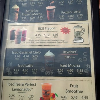 Beans & Brews Coffee House - Menu - Coffee & Tea Near Me - Draper, Utah