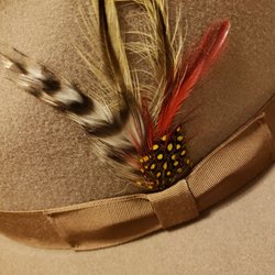 The Missing Piece - Little touches make a big difference. We picked a feather at check out to complete the look.