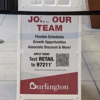 Burlington - Hiring signicade in front of the store - Department Stores Near Me - Cerritos, California