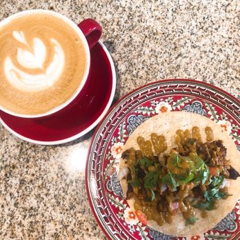 Cafe Nube - Latte, Adobado Taco - Tacos Near Me - Brooklyn, New York Cafe Nube - Latte, Adobado Taco - Tacos Near Me - Brooklyn, New York