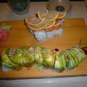 Manpuku - Aloha roll (top) + caterpillar roll (bottom) - Japanese Near Me - Berkeley, California