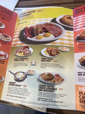 Menu photo 2 NORMS Restaurant Carson, CA