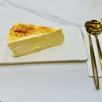 Mango Mango Dessert - Crème brûlée Mille crepe cake - Desserts Near Me - Las Vegas, Nevada