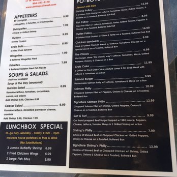 Shrimps - Menu - Seafood Near Me - Richmond, Virginia
