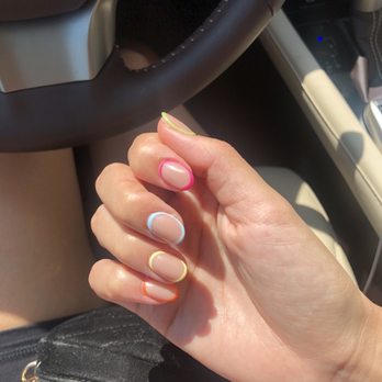 Grace Nail & Spa - Rainbow nails - Nail Salons Near Me - Bayside, New York