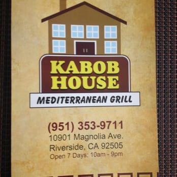 Kabob House - Menu cover - Mediterranean Near Me - Riverside, California
