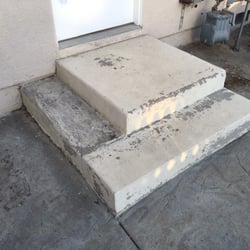 Porter Sandblast - Step with paint