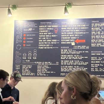 Off Track Ice Cream - Menu - Ice Cream & Frozen Yogurt Near Me - Charleston, South Carolina Off Track Ice Cream - Menu - Ice Cream & Frozen Yogurt Near Me - Charleston, South Carolina