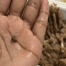 Thanks for the rock you guys left in my beans...