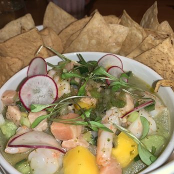 Earls Kitchen + Bar - New! Shrimp + Salmon Ceviche - New American Near Me - Miami, Florida Earls Kitchen + Bar - New! Shrimp + Salmon Ceviche - New American Near Me - Miami, Florida