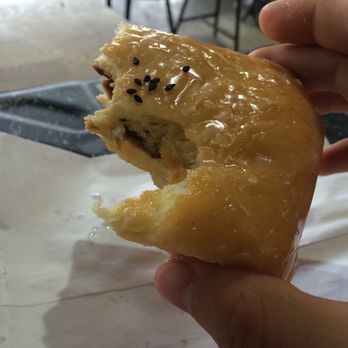 SloDoCo Donuts - Azuki filled. Fruity paste. $3.00. - Donuts Near Me - San Luis Obispo, California