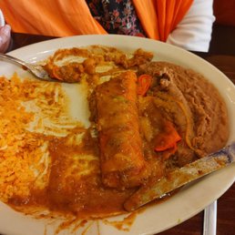Beef Enchilada plate Beef Enchilada plate