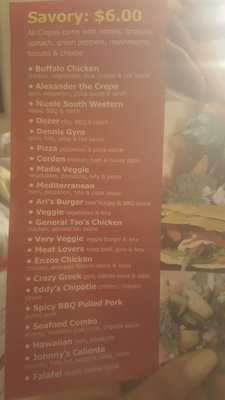 Menu photo 3 The Creperie Philadelphia, PA Menu photo 3 The Creperie Philadelphia, PA