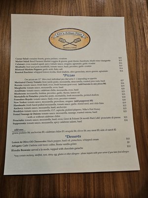 Menu photo 6 Ken's Artisan Pizza Bend, OR