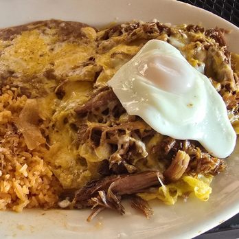 Guadalupe's - Chiliquiles Verde with Carnitas - Mexican Near Me - Azusa, California