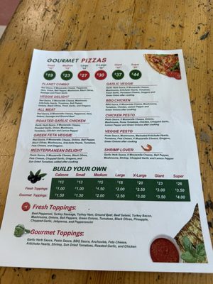 Menu photo 2 Pizza Planet Paso Robles, CA