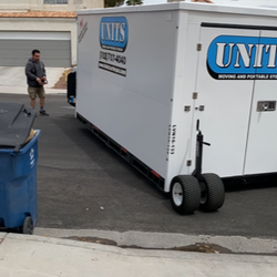UNITS Moving and Portable Storage of Las Vegas - Remote control operation and placement into a tight space was pretty cool to watch.