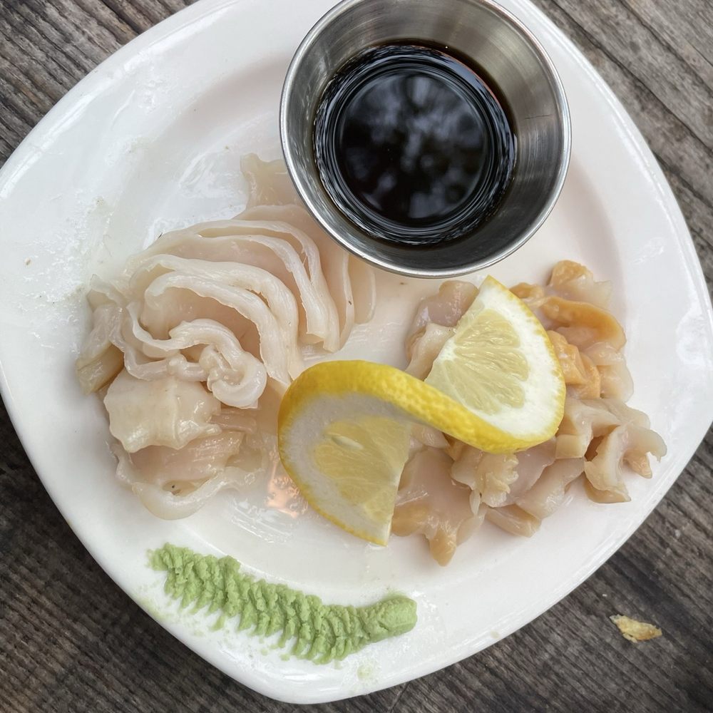 Taylor Shellfish Oyster Bar - Geoduck Sashimi* - Seafood Near Me - Seattle, Washington Taylor Shellfish Oyster Bar - Geoduck Sashimi* - Seafood Near Me - Seattle, Washington
