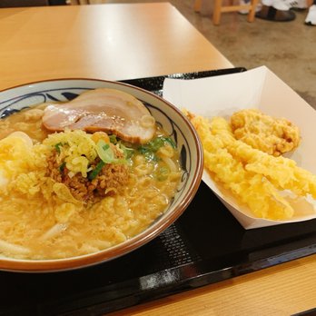 Marugame Udon - My lunch! Tonkonsu and selection of tempura - Japanese Near Me - Costa Mesa, California Marugame Udon - My lunch! Tonkonsu and selection of tempura - Japanese Near Me - Costa Mesa, California