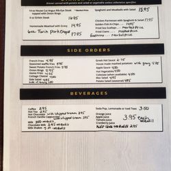 Bergen Farm Market Family Restaurant - New menu as of 2024