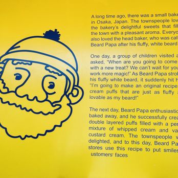 Beard Papa's - The beard papa story of Osaka, Japan - Desserts Near Me - Rancho Cucamonga, California