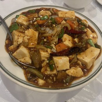 Lucky Dragon 龍圖飯店 - Mapo tofu (without pork) - Cantonese Near Me - Houston, Texas