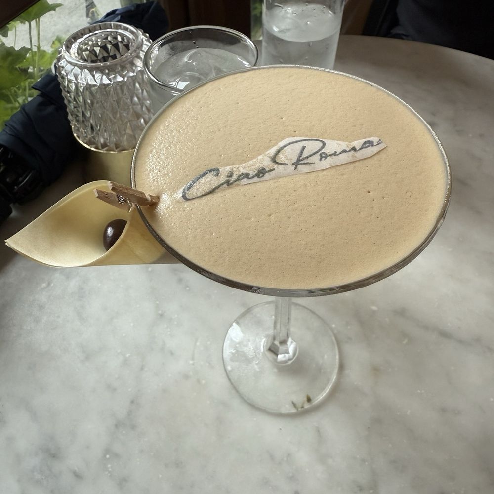 Ciao Roma - Espresso martini - Italian Near Me - Boston, Massachusetts Ciao Roma - Espresso martini - Italian Near Me - Boston, Massachusetts