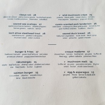 New Scenic Cafe - Entrees 10/2017 - New American Near Me - Duluth, Minnesota