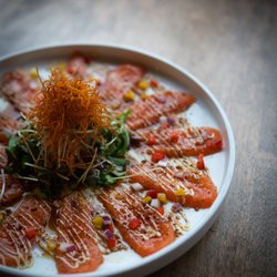 Kamei on Broadway - Salmon Carpaccio