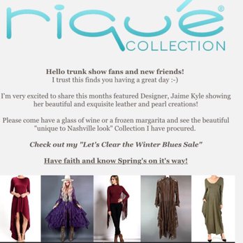 Rique Image Center - Great trunk show next weekend Fashion and Fun! - Hair Salons Near Me - Nashville, Tennessee Rique Image Center - Great trunk show next weekend Fashion and Fun! - Hair Salons Near Me - Nashville, Tennessee