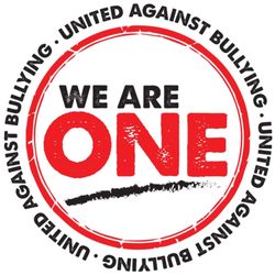 We Are One Anti-Bullying & More - Our custom logo