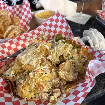 Smoke & Barrels - Loaded nachos - Barbeque Near Me - Evans, Georgia Smoke & Barrels - Loaded nachos - Barbeque Near Me - Evans, Georgia
