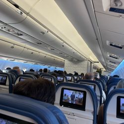 Delta Air Lines - Loaded and ready to go.... Door's closed.