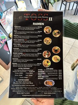 Menu photo 4 Toss Fried chicken And Ramen Tucson, AZ Menu photo 4 Toss Fried chicken And Ramen Tucson, AZ