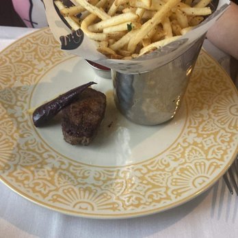 Bistro 112 - The kid's menu- steak and pomme frites. The steak was like butter. - French Near Me - Shepherdstown, West Virginia