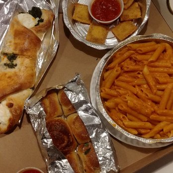 Rosa's Pizza - Fried ravioli, penne vodka, spinach roll and garlic knots - Pizza Near Me - Brooklyn, New York Rosa's Pizza - Fried ravioli, penne vodka, spinach roll and garlic knots - Pizza Near Me - Brooklyn, New York