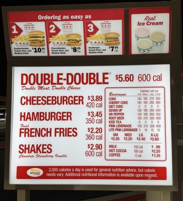 Menu photo 3 In-N-Out Burger Phoenix, AZ Menu photo 3 In-N-Out Burger Phoenix, AZ