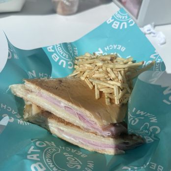 Cubatón Sandwich Shop - Jamon & Cheese - Cuban Near Me - Miami Beach, Florida
