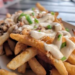 Elijah's Restaurant - Port City Crab Fries (think Wilmington's riff on Canada's poutine!)