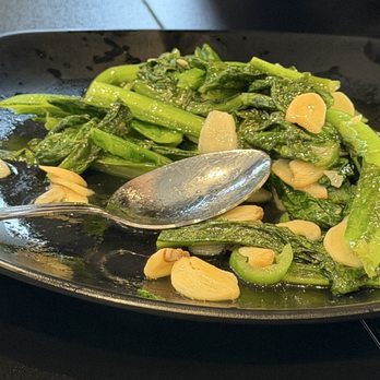 Home Eat - Stir fry Chinese lettuce with garlic - Chinese Near Me - Union City, California Home Eat - Stir fry Chinese lettuce with garlic - Chinese Near Me - Union City, California