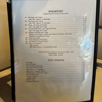 Schulz's Restaurant - The Breakfast Menu - American Near Me - Sheboygan, Wisconsin