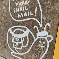 The Paper + Craft Pantry - Love this little snail outside