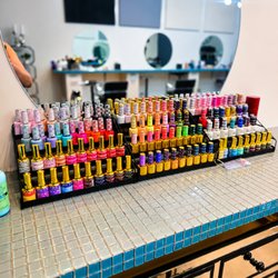 Nail services are back! Browse our growing collection of gel and regular polish colors, including a HEMA-free collection for sensitive nails