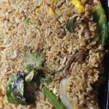 Om Thai Cuisine - spicy fried rice with beef - Thai Near Me - Oak View, California Om Thai Cuisine - spicy fried rice with beef - Thai Near Me - Oak View, California