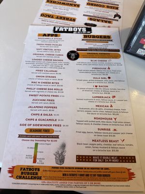 Menu photo 1 Fatboys - Destin Destin, FL Menu photo 1 Fatboys - Destin Destin, FL