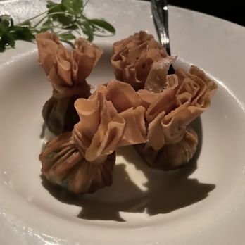 Buddakan - Crispy Smoked Salmon Dumpling- I personally didn't love it but not bad! Found it a bit bland! - Chinese Near Me - New York, New York